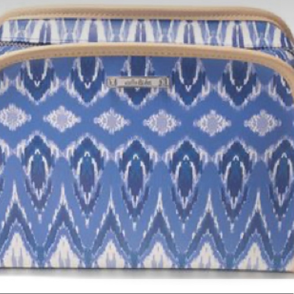 Stella and Dot Blue and White Pouch